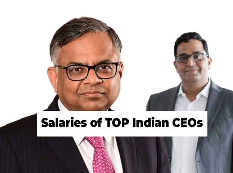 Salaries of Indian CEOs, Highest salaries of Indian CEOs list